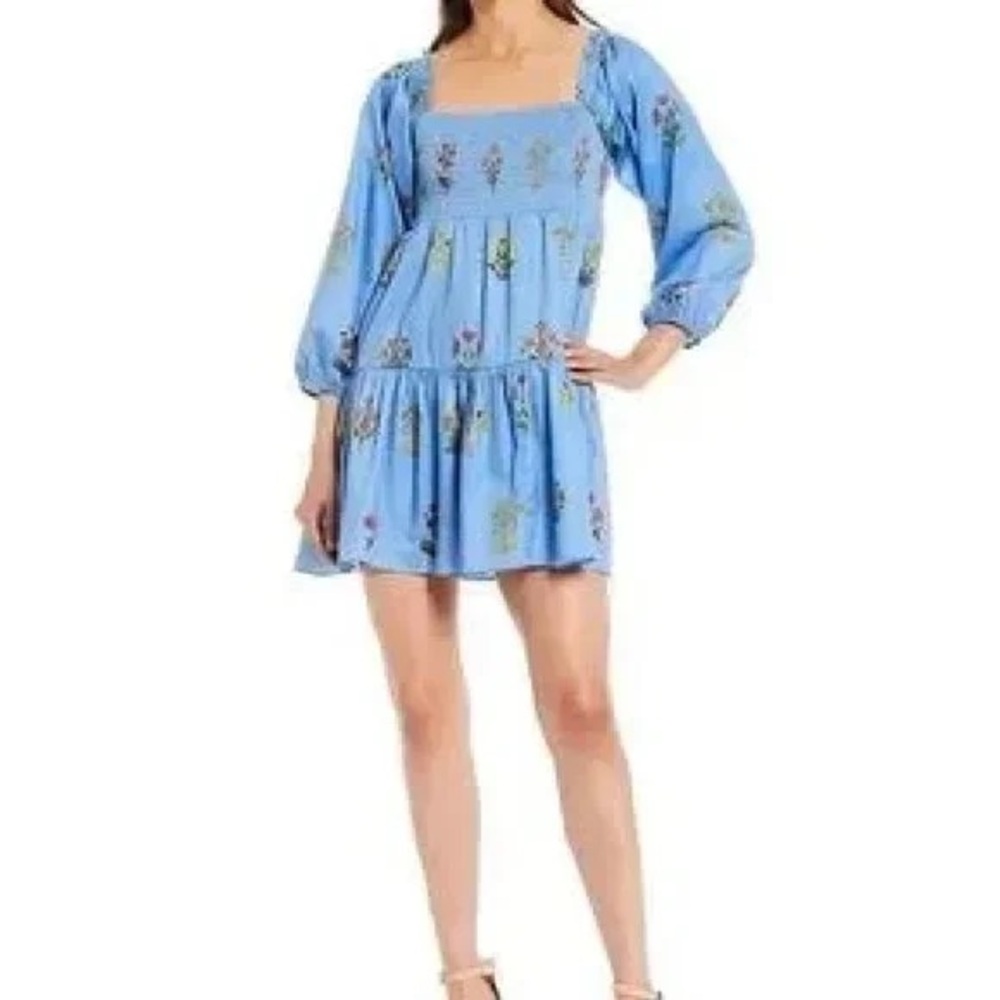 Sachin + Babi x Dillards Smocked Floral Dress